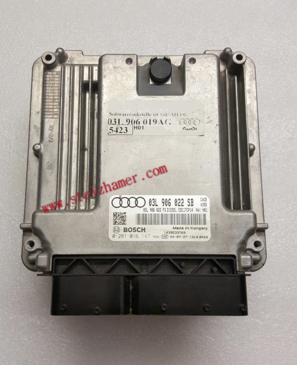 Motorsteuergerät AUDI A6 2.0TDI Diesel 03L906022SB 0281016147 EDC17CP14