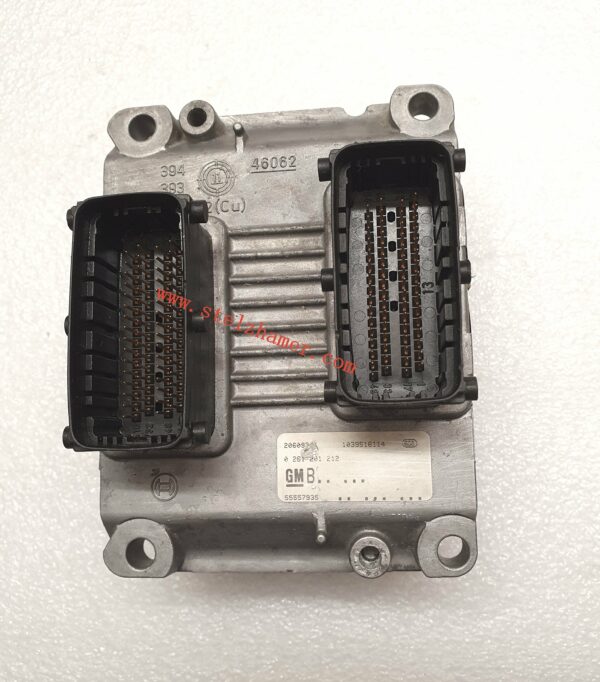 Opel Corsa D Motorsteuergerät 1232090 GM 55557935 gebraucht & zurückgesetzt
