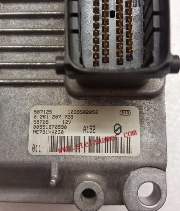 Alfa 147 Motorsteuergerät A152 0261207728 00551870590 ME731HA030 gebraucht & zurückgesetzt
