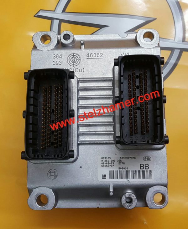 Opel Motorsteuergerät Astra H Z14XEP 55558787 BB 0261208396 zurückgesetzt