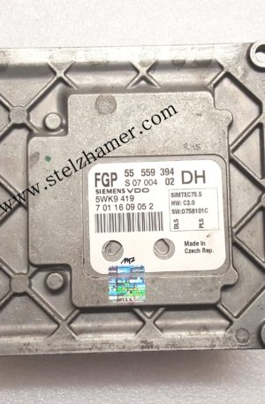 OPEL Motorsteuergerät Astra H & Zafira B Z16XER GM 55559394 DH 5WK9419