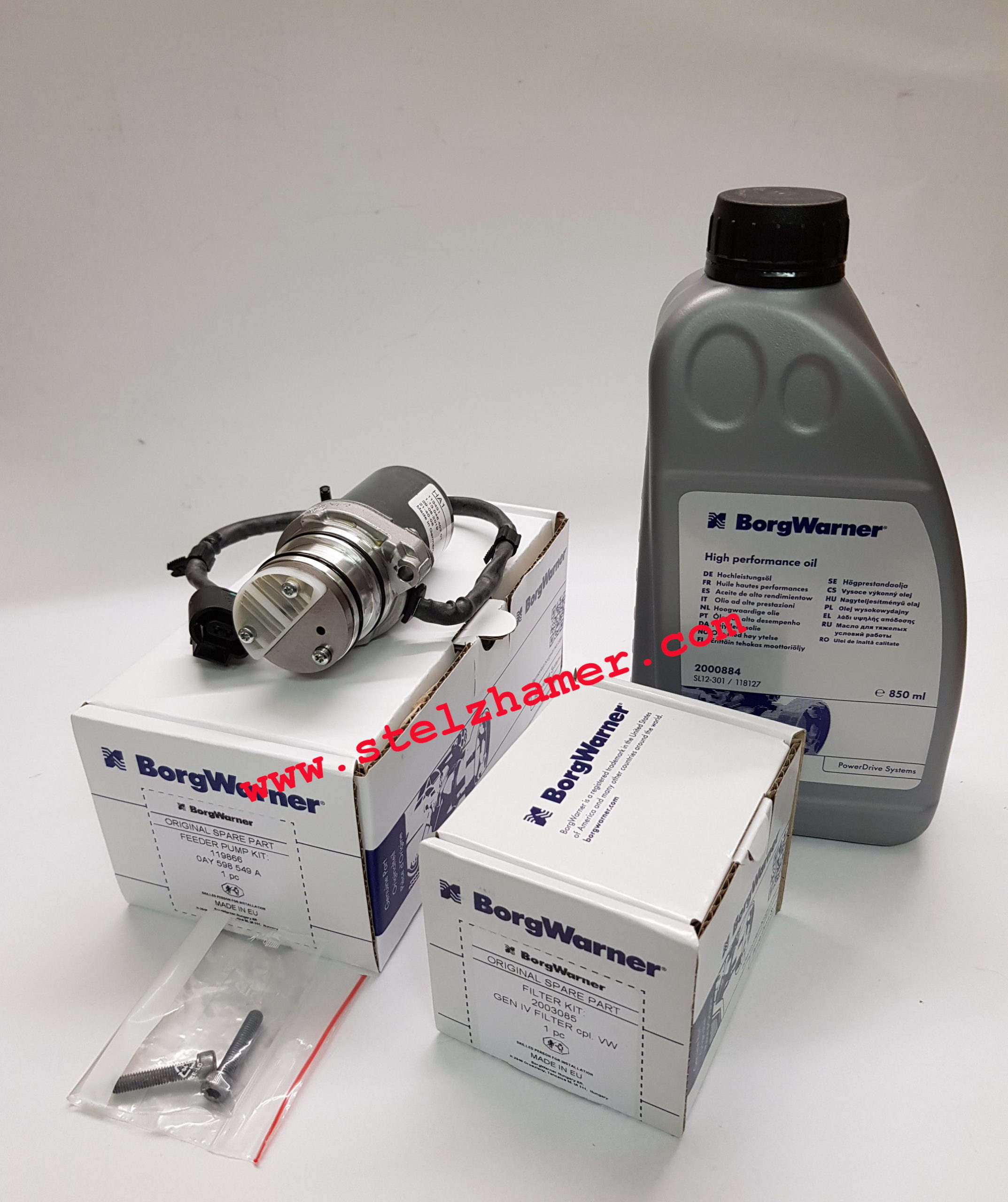 Haldex Vorladepumpe + Filter + Haldex Öl AUDI VAG 0AY598549 113431